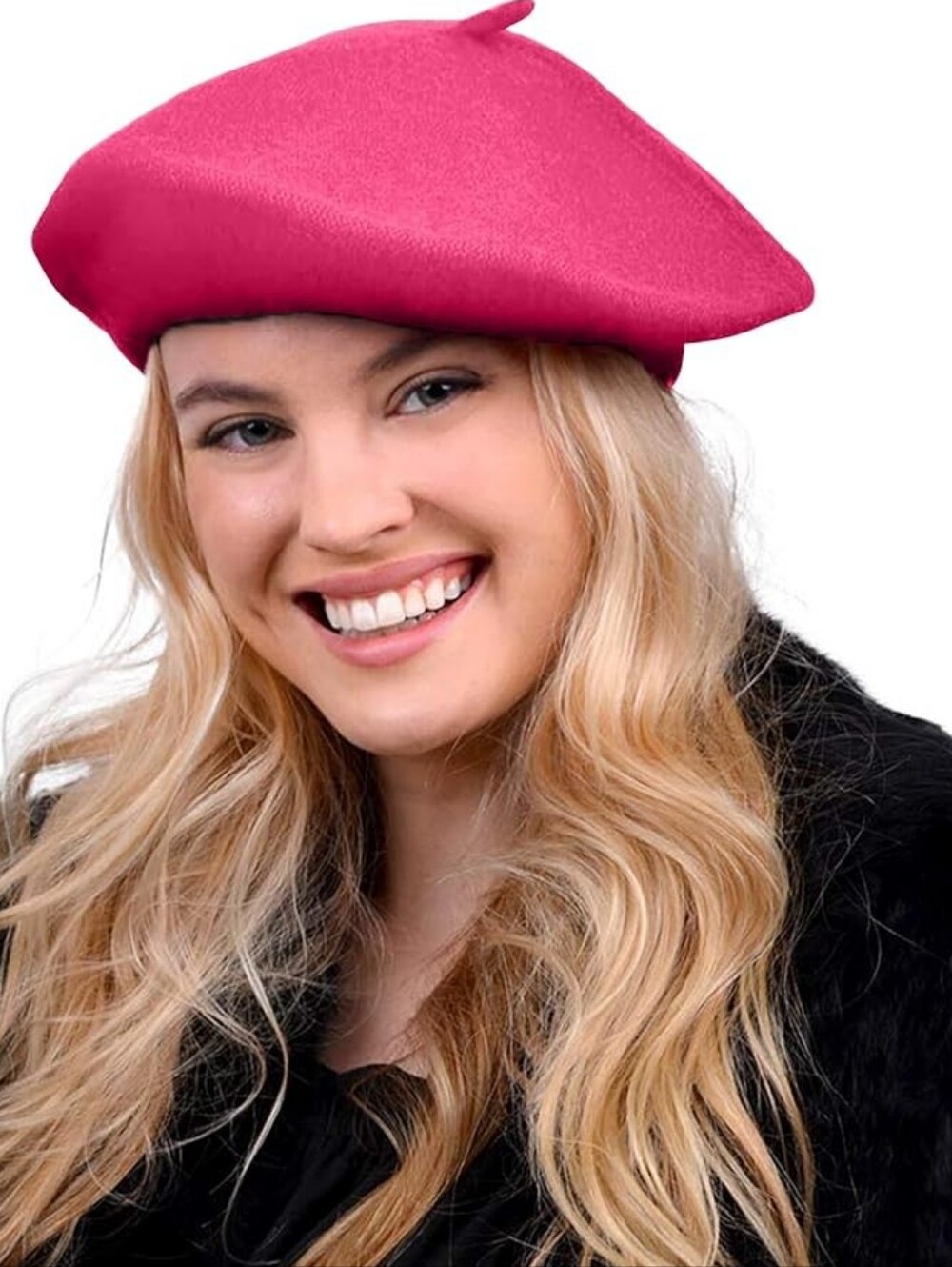 Like New! Frenchy 100% wool beret winter hat